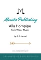 Alla Hornpipe, from 'Water Music' - SATB or AATB Saxophone Quartet P.O.D cover